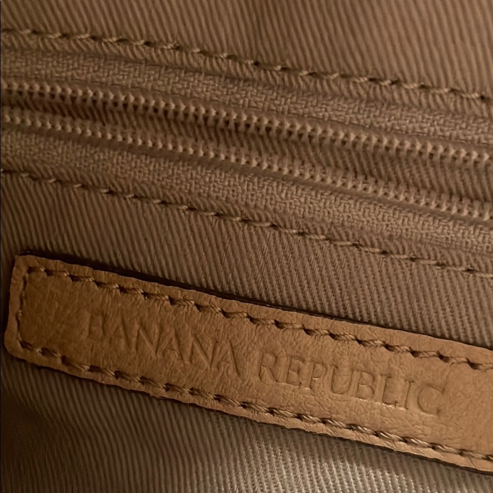 Banana Republic Tan Tote/Shoulder Bag With Struct… - image 6